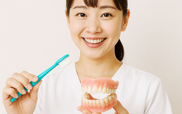 丁寧な入れ歯のケア:歯科医院でのチェックとメンテナンス