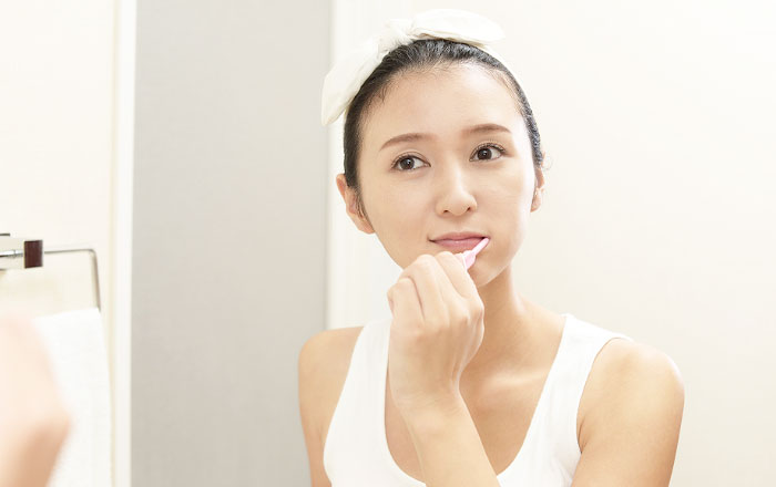 口臭の予防・改善方法：食後の口腔ケアと水分補給
