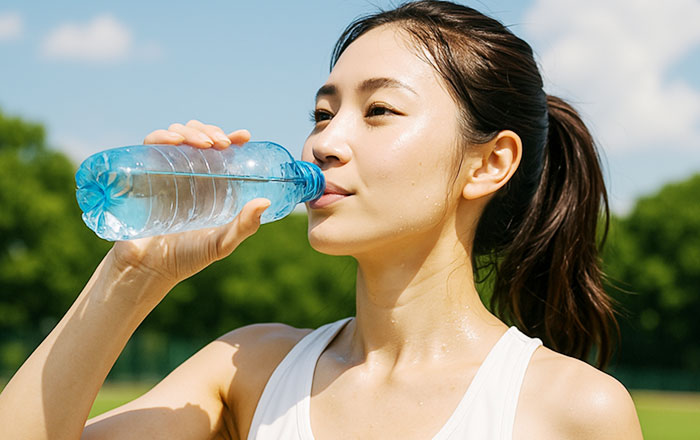マラソンやランニング愛好家のための口腔ケア：水分補給は糖分や酸を含まない水や麦茶がおすすめ