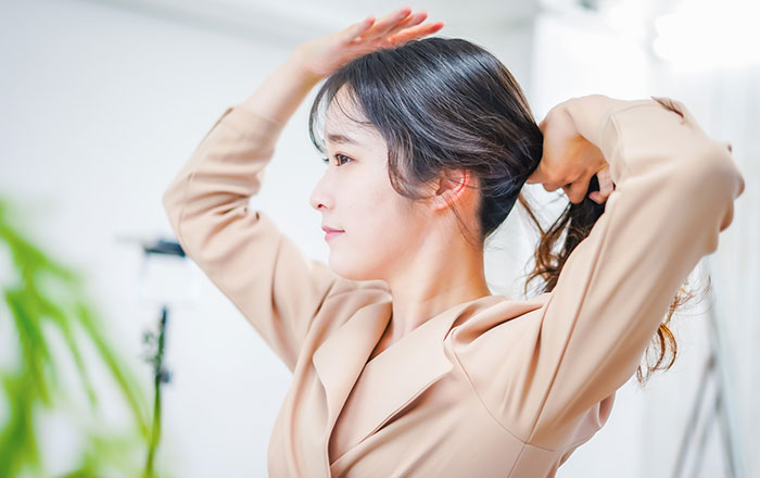 患者さん側ができる工夫:服装や化粧を工夫する