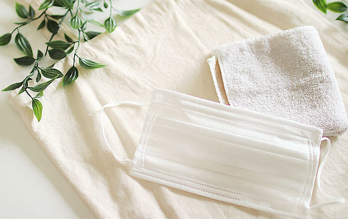 患者さん側ができる工夫:マスクやハンカチを持参する