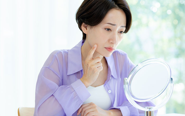 免疫システムのバランスが乱れ、肌が過敏になる