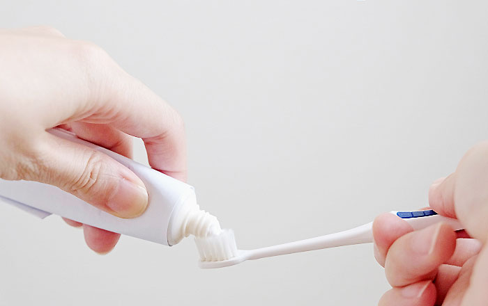 応急処置:口の中を清潔にする