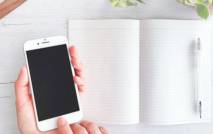 「いつ、どのような時に痛むか」をスマートフォンやメモ帳に記録しておき、詳しくお伝えいただけると診断がよりスムーズに